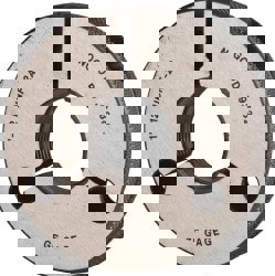 Threaded Ring Gage: 1-12 Thread, UNF, Class 2A, Go & No Go